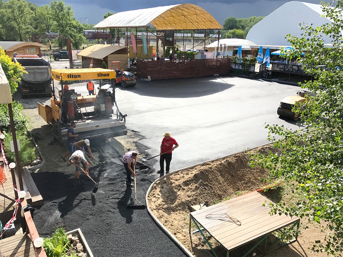 Асфальтирование в ﻿Апрелевке